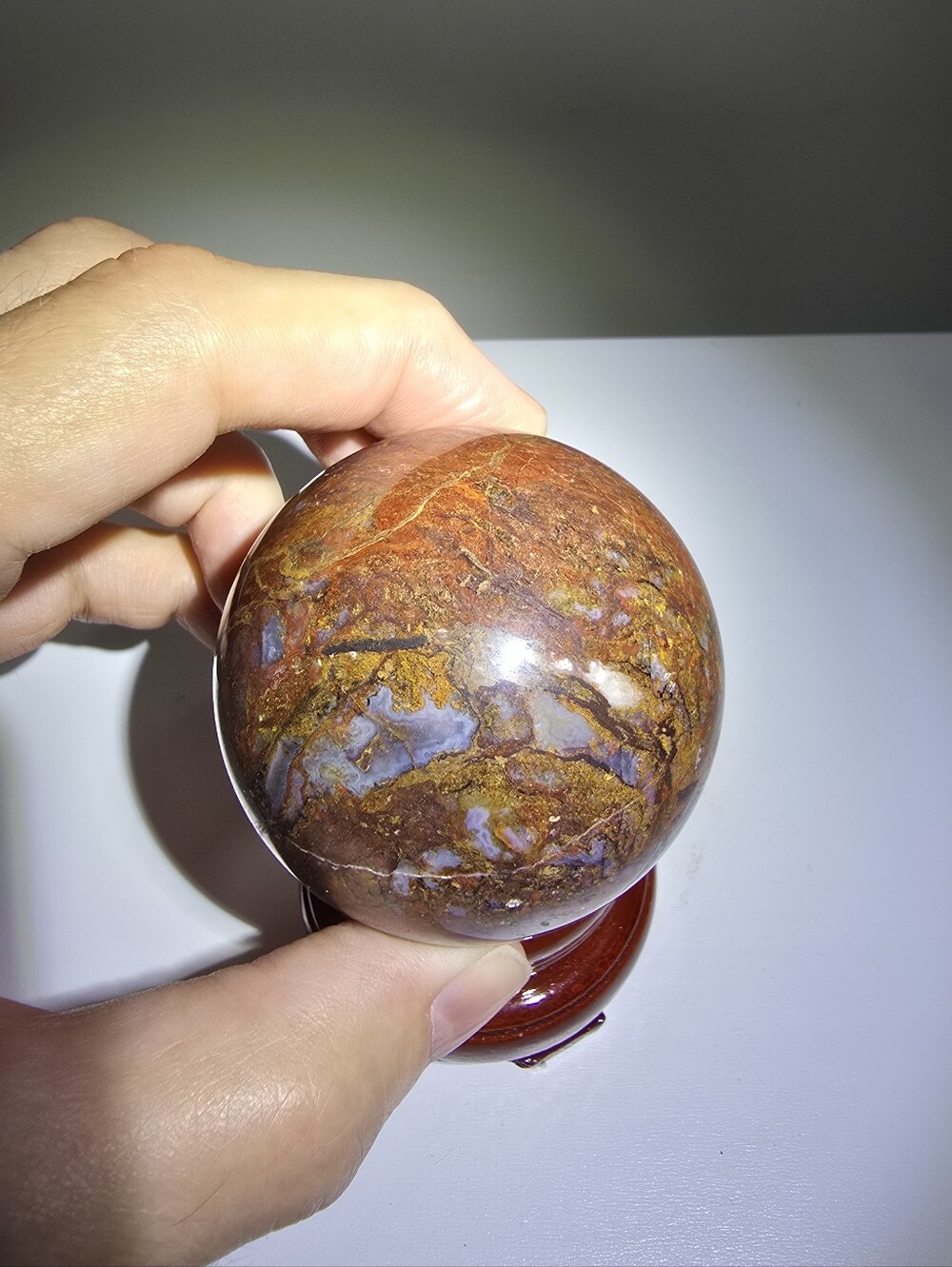 0.6 lbs Pietersite Crystal Sphere #D 59 mm